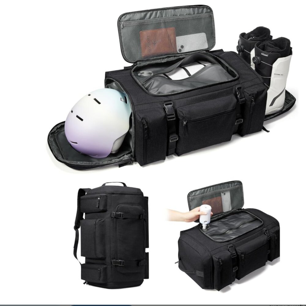 Ski Boot Bag Backpack for Helmet 70L